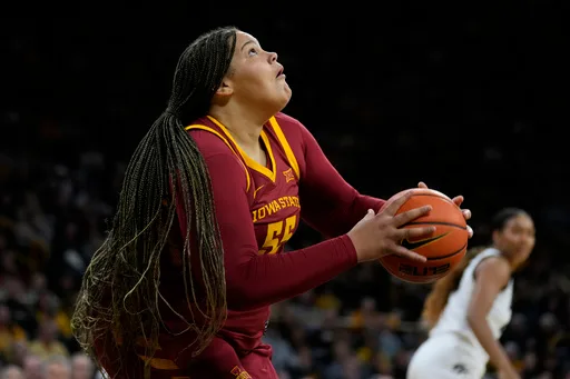 Audi Crooks de l’Iowa State est le joueur de basket-ball féminin AP de la semaine