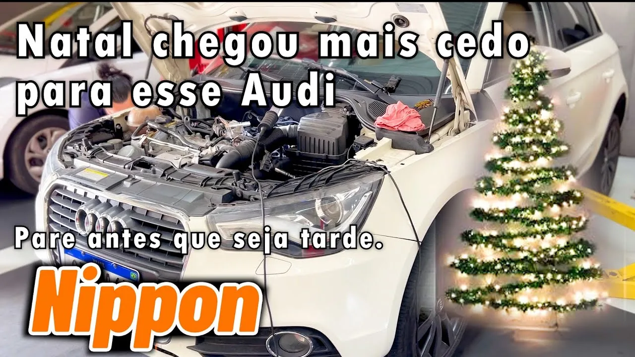 Tableau de bord Audi transformé en sapin de Noël, plein de lumières mdr – Audi A1 1.4 TSI DSG