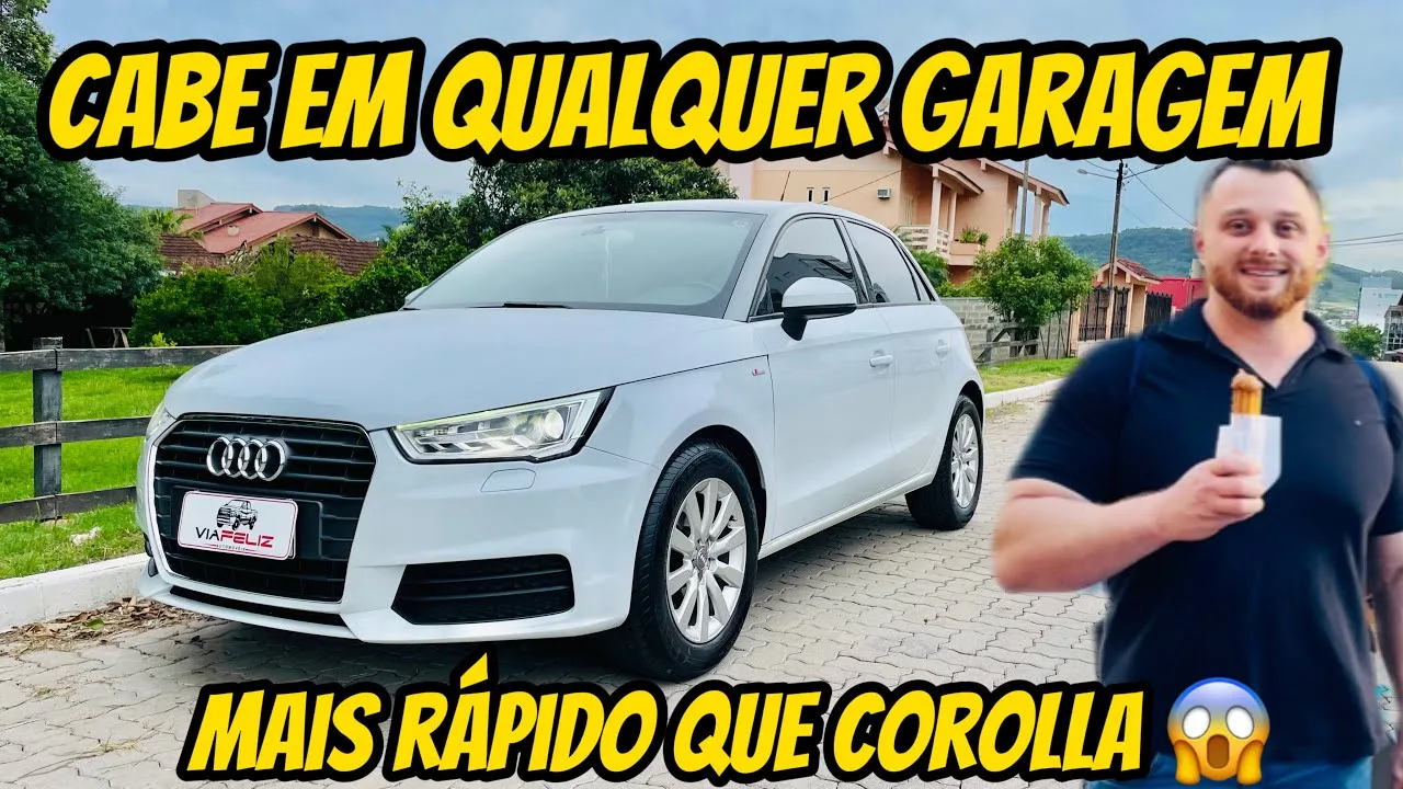 🔥Avaliação Audi A1 com motor 1.4 turbo de 125cv pequeno, rápido e LUXUOSO, mini cooper barato?