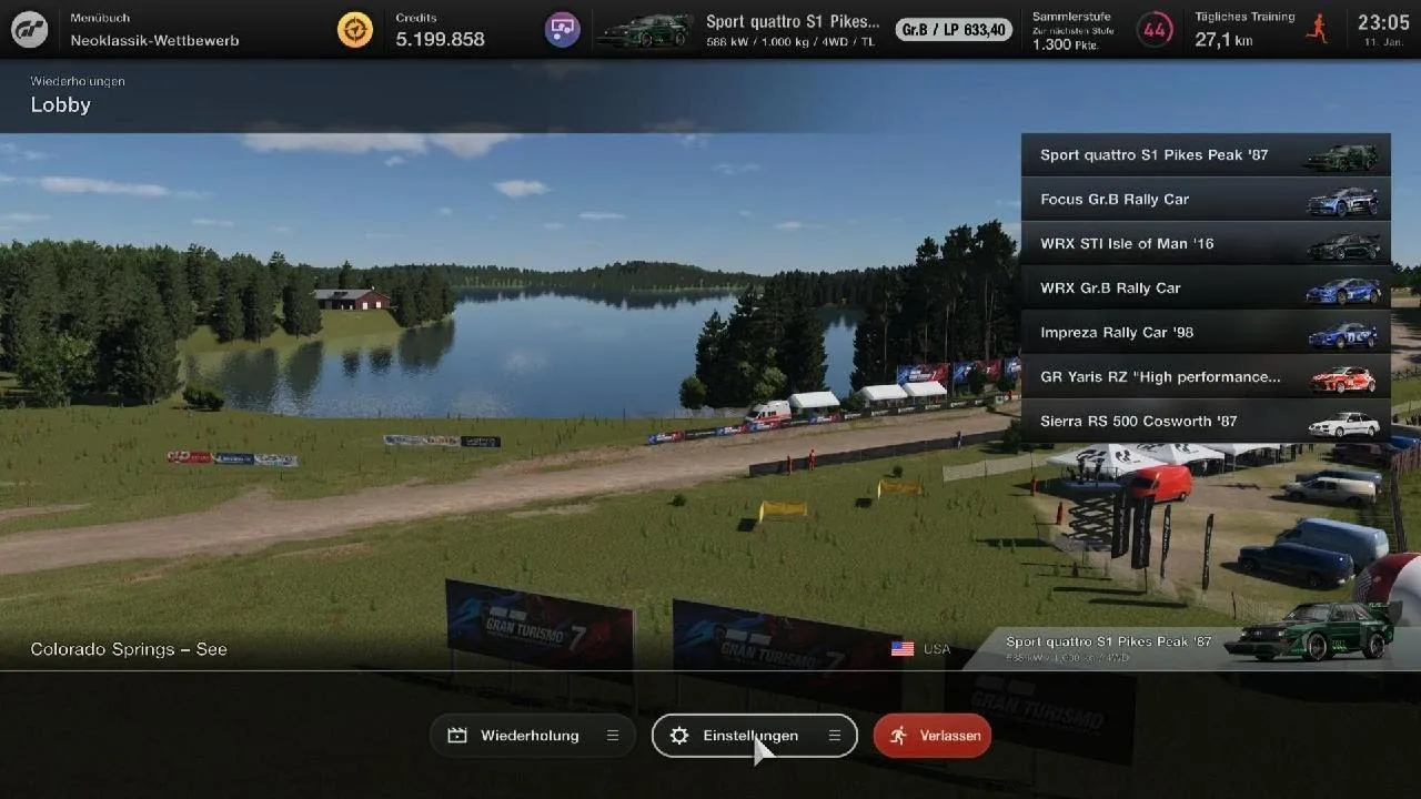 Gran Turismo 7 GT 7 Colorado Springs Audi quattro S1