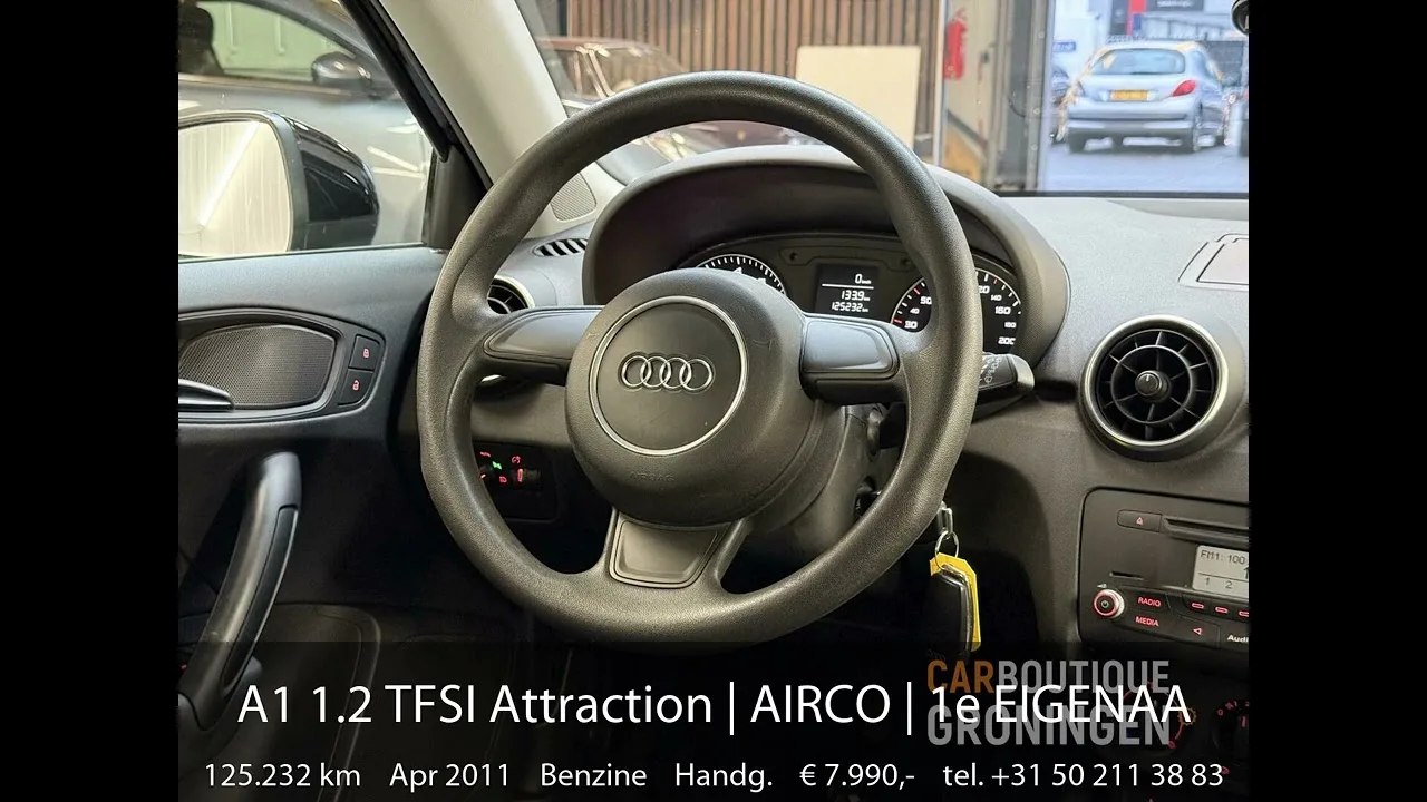 Audi A1 1.2 TFSI Attraction | CLIMATISATION | 1er PROPRIÉTAIRE | PRÊT À FONCTIONNER