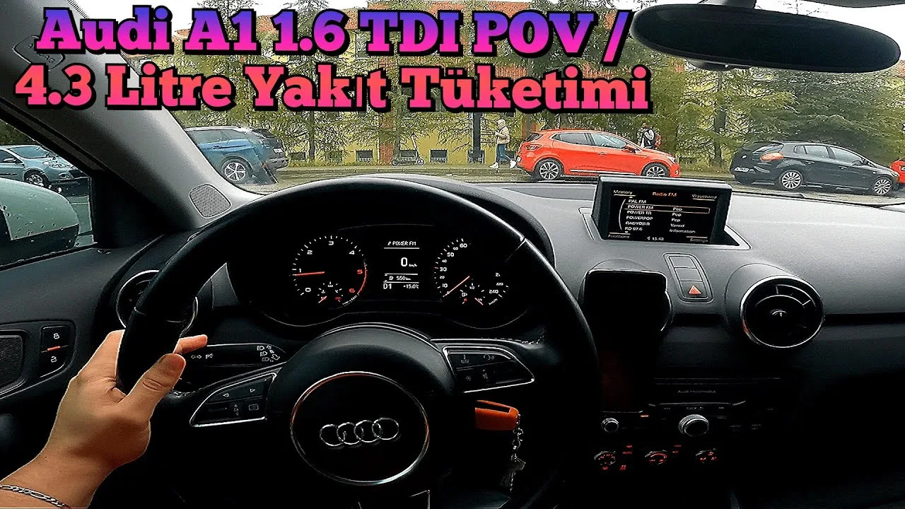 Audi A1 1.6 TDİ POV | 4.3 Litre Yakıt Tüketimi / Fuel Consumption !