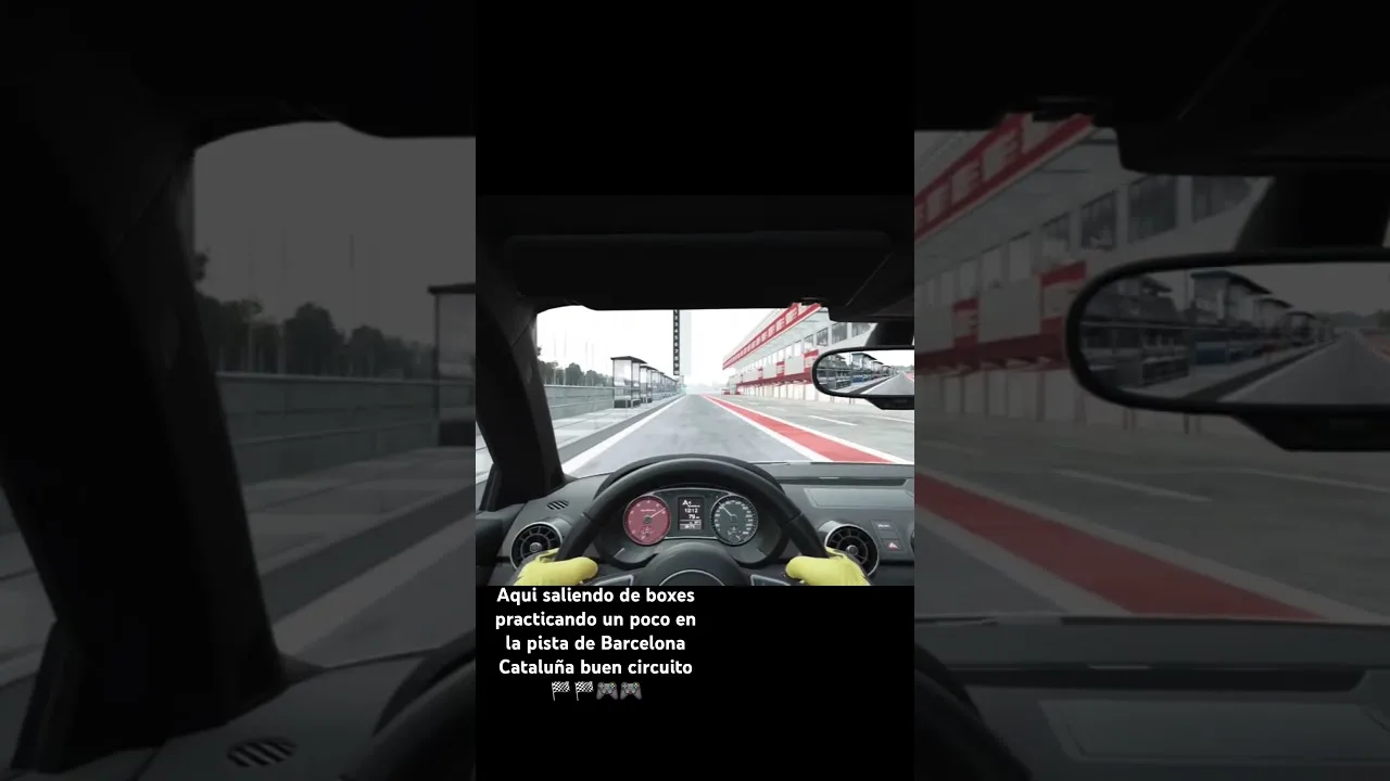 Entraînement sur la piste de Barcelone Catalogne avec l’Audi A1, bonne voiture d’entraînement🎮🎮🏁🏁