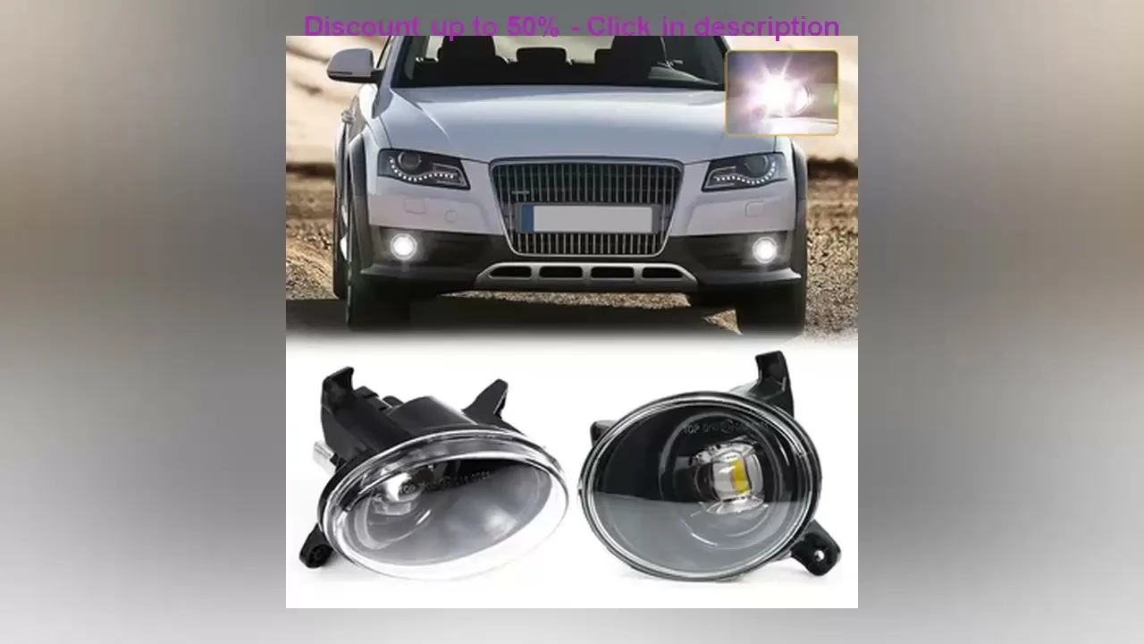 Foglamp pour Audi A1 A4 Wagen A5 A6 B8 C7 Q3 2009 2011 2011 2013 Passat CC 2008 – 2012