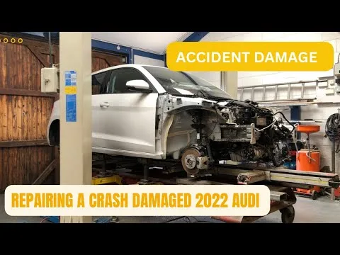 RÉPARATION D’UNE AUDI A1 2022 ENDOMMAGÉE PAR UN CRASH AVEC SEULEMENT 2 000 MILLES !