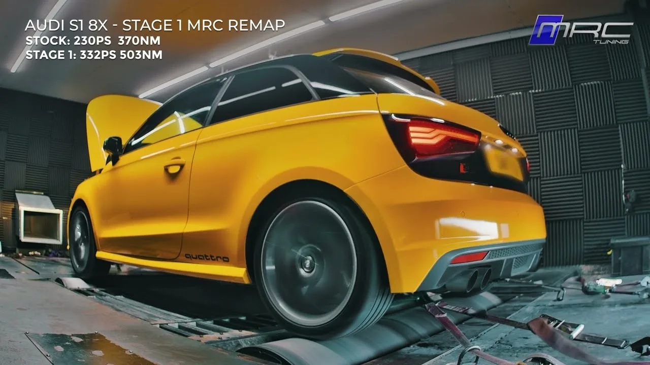 Audi S1 ​​8X 332PS – MRC Stage 1 + 102PS + 133NM