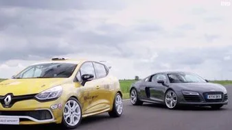 Vidéo : Renault Clio Cup, plus rapide qu’une Audi R8 V10 Plus ?