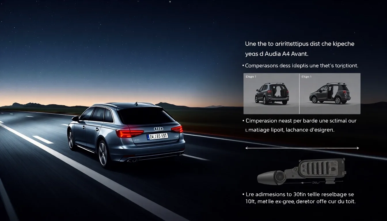 Barre de toit Audi A4 Avant : Guide d’achat et conseils pour transporter vos équipements