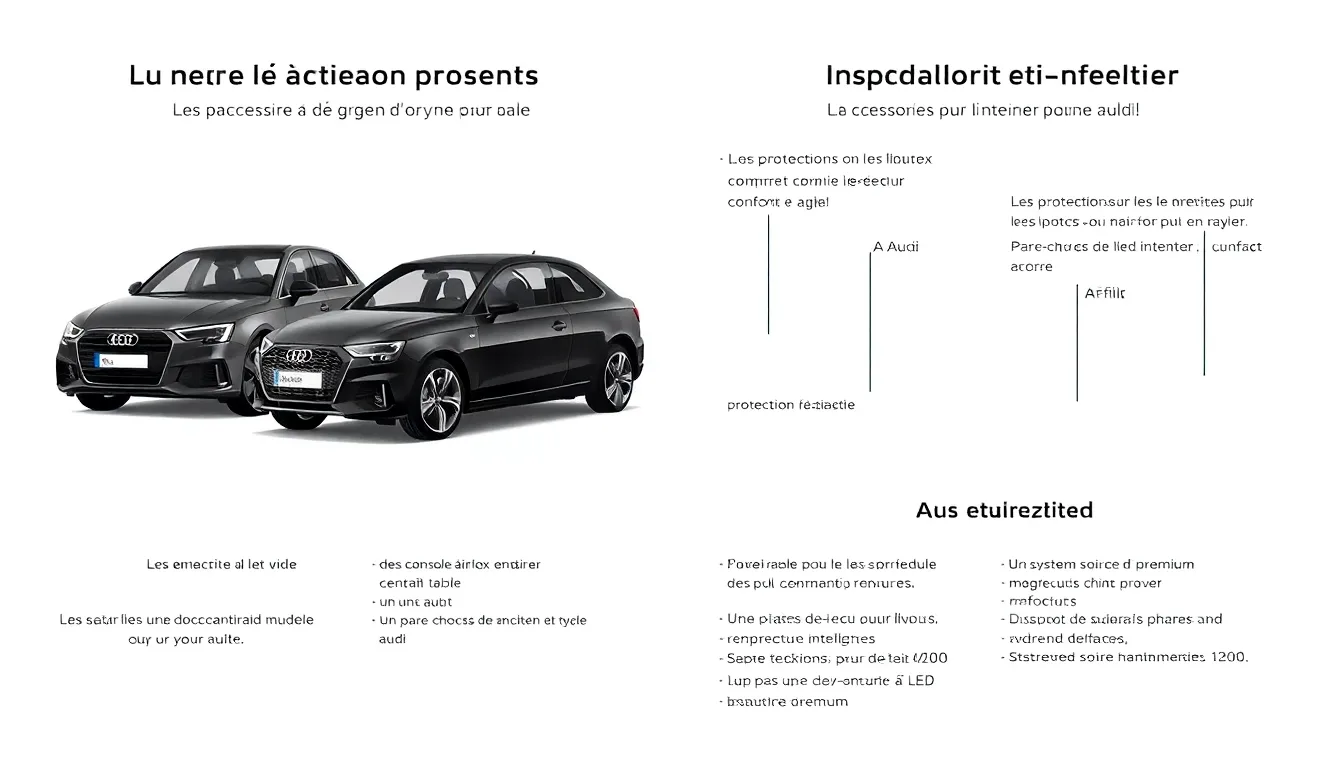 Les Meilleurs Accessoires Audi pour Personnaliser Votre Véhicule