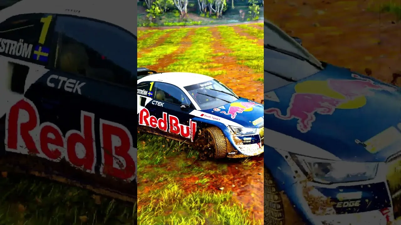 Audi S1 ​​Quattro : Domination du Rallycross 🇩🇪🏁 #AudiS1RX #Rally #OffRoad #FYP #Shorts #redbull