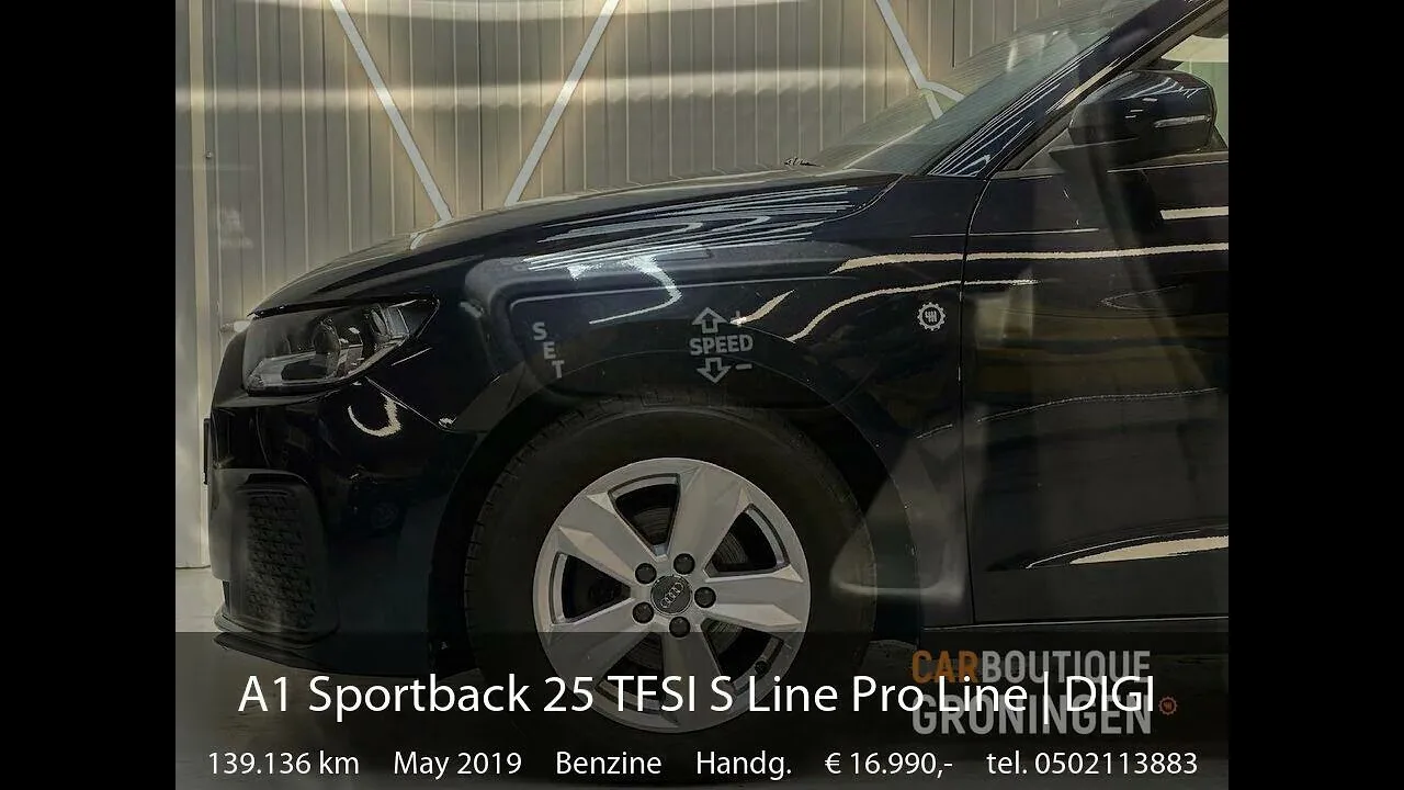 Audi A1 Sportback 25 TFSI S Line Pro Line | DIGI DASH | AIDE À LA VOIE | MM SCHEM |