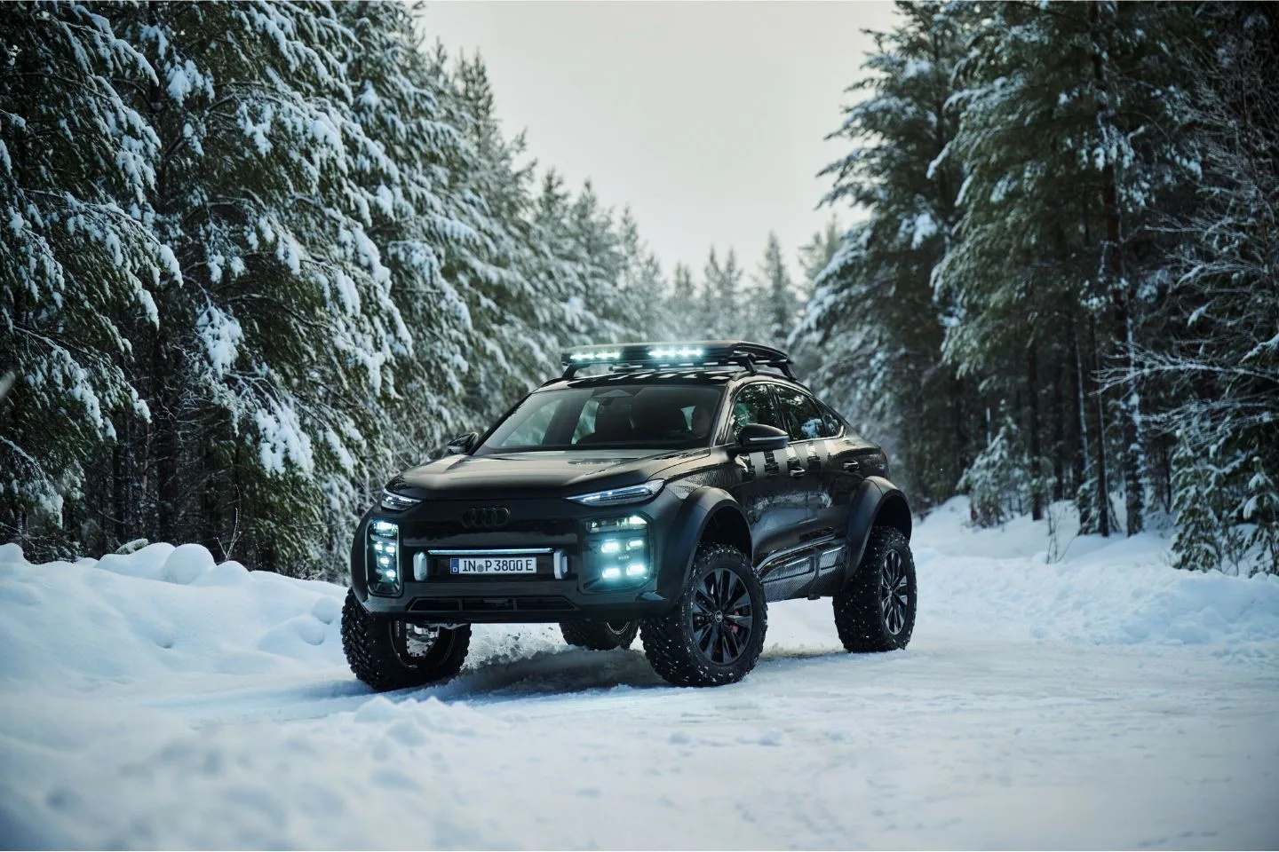 Audi fait ses débuts entièrement électriques Q6 Offroad Prototype dans Kitzbühel