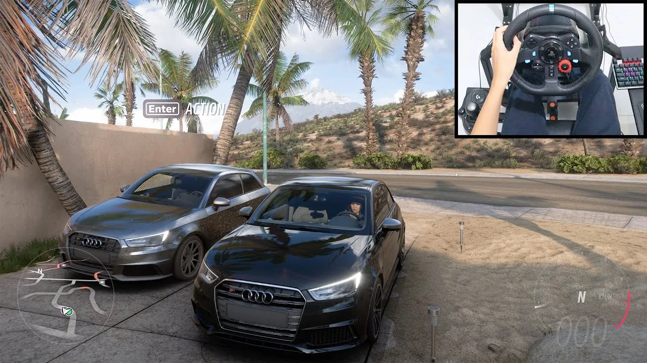 Audi S1 ​​​​Sportback – Forza Horizon 5 en ligne | Gameplay du Logitech G29