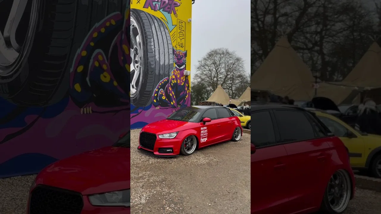 @caffeineandmachine  with the ultimate content wall! #audia1 #carcommunity #ds13sel
