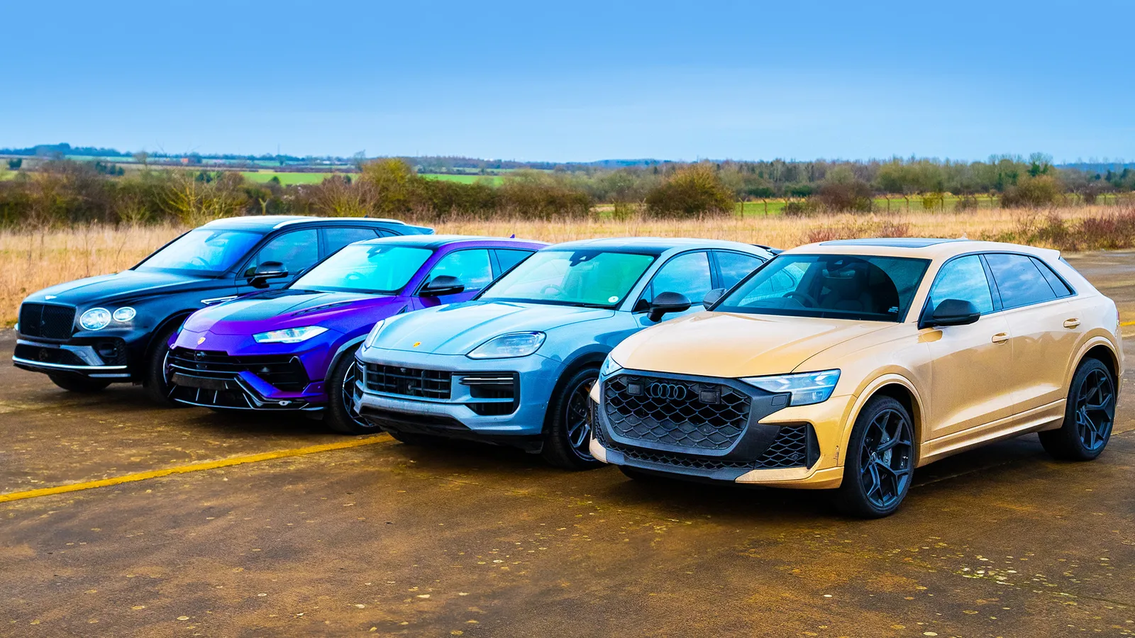 Lamborghini vs Bentley vs Porsche vs Audi: Big SUV Showdown