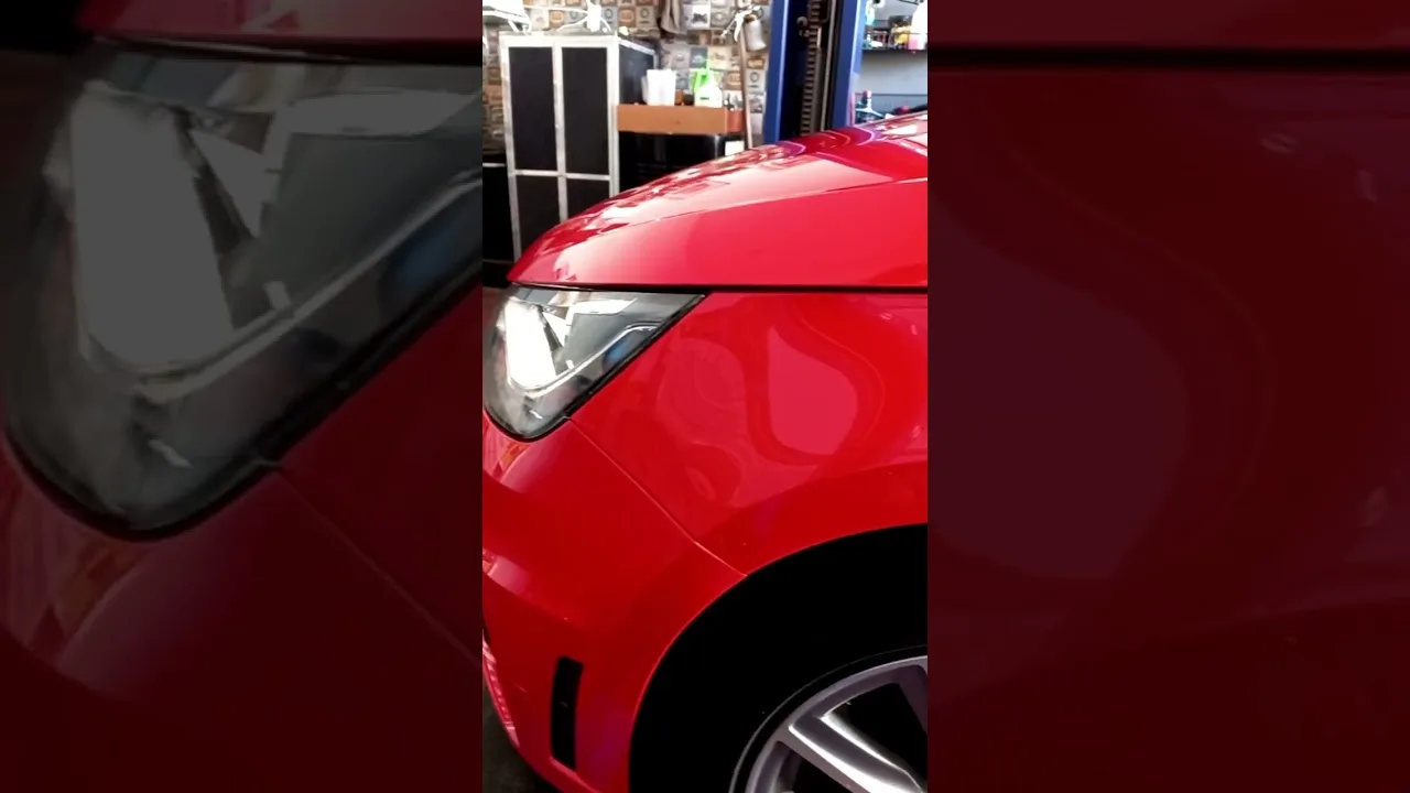 Audi A1 Sportback sous un autre angle! #Audi # A1 #sportback #red #shorts #carros #EUROCARS