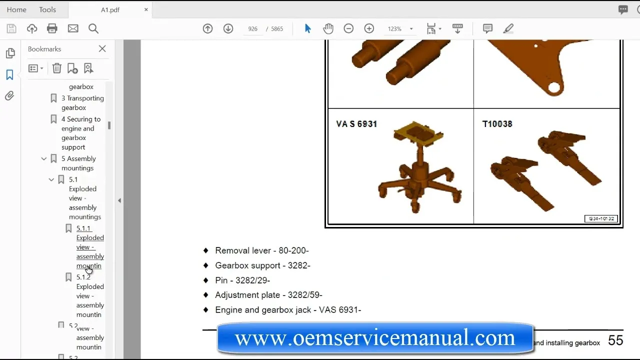 Manuel d’entretien de réparation Audi A1 2024 PDF