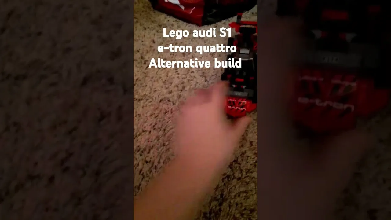 Lego audi S1 e-tron quattro alternative build
