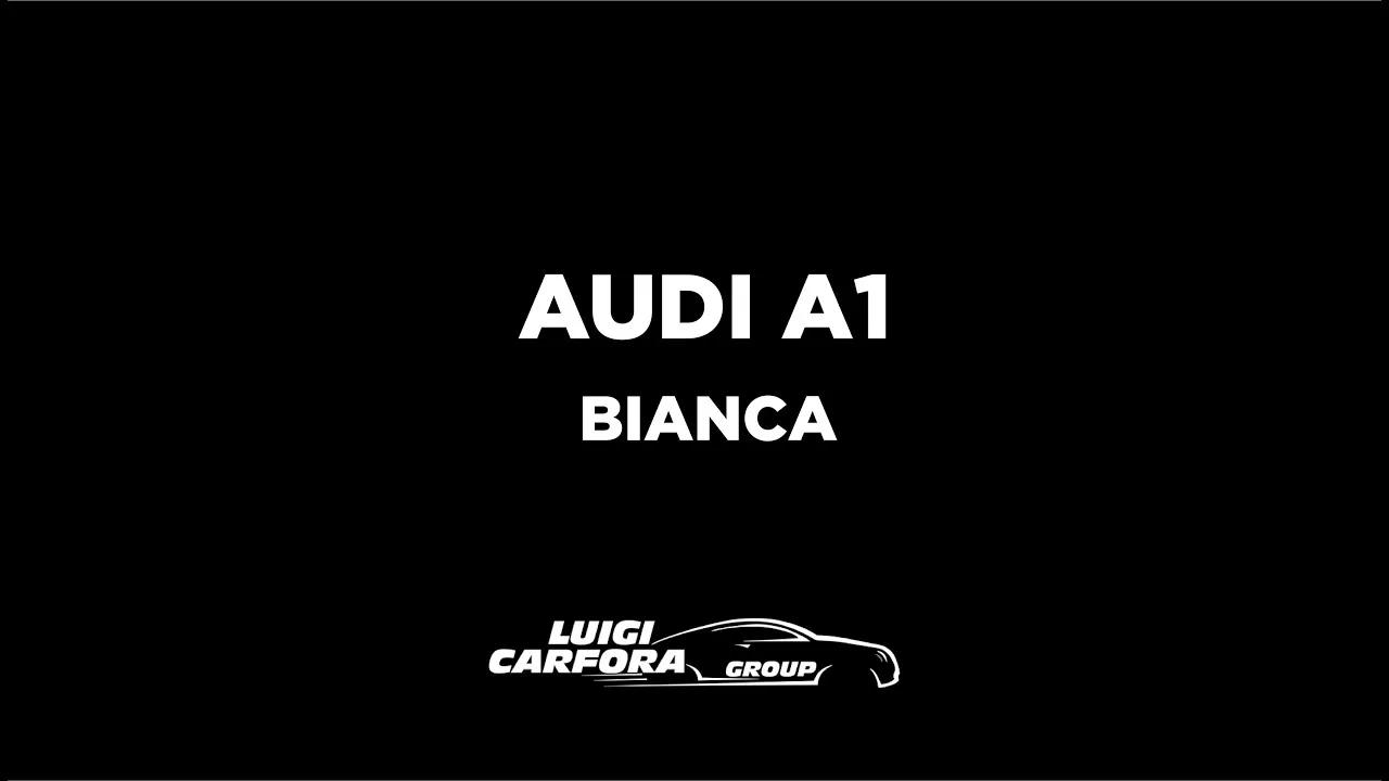 Audi A1 bianca + tetto nero