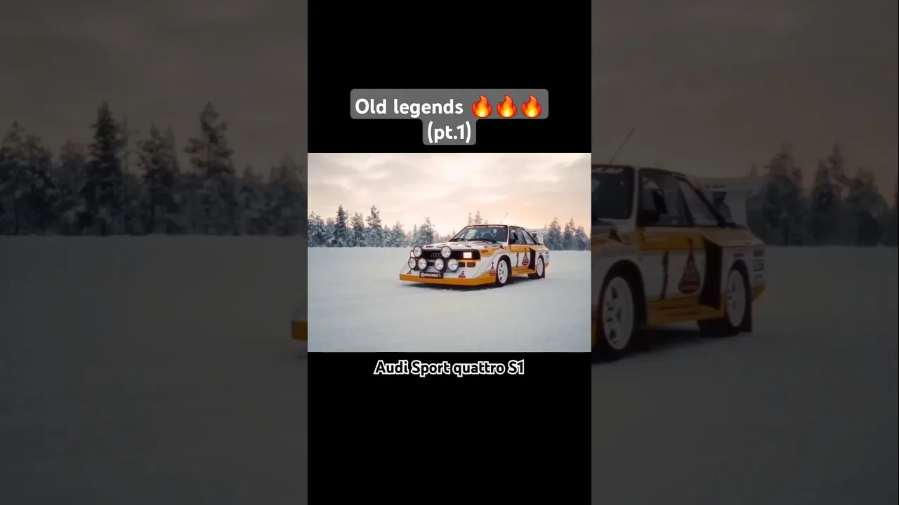 Old Legend… Audi Sport Quattro S1 🔥🔥🔥