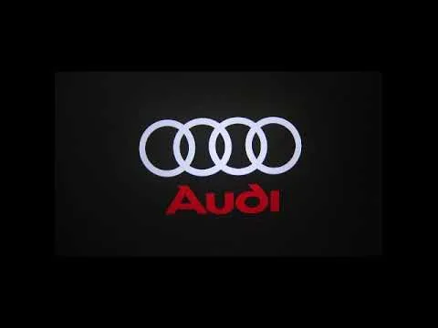 Images dynamiques de deux logos Feux de porte Audi ｜ Feux Audi Puddle pour A1/A3/A4/A5/A6/Q3/Q5/Q7/S5/B9