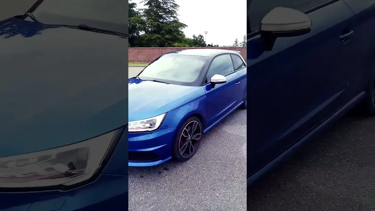 Audi s1 2.0 TFSI QUATTRO 2016 bleu sepang