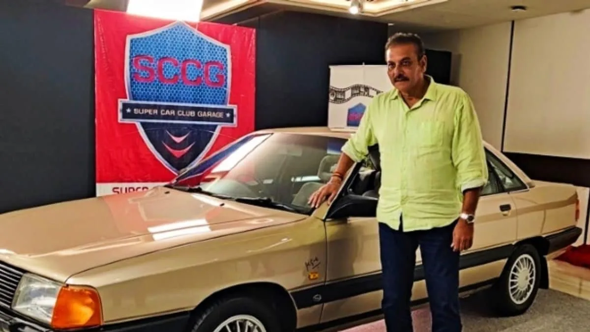« Incroyable à quel point elle brille encore » : Ravi Shastri conduit son emblématique Audi 100 au Raymond Auto Fest