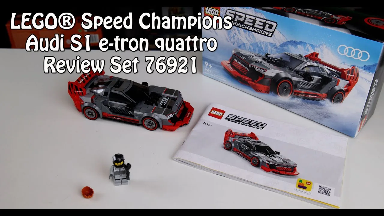 Évaluer la voiture de course LEGO Audi S1 ​​​​e-tron quattro (Speed ​​​​Champions Set 76921)