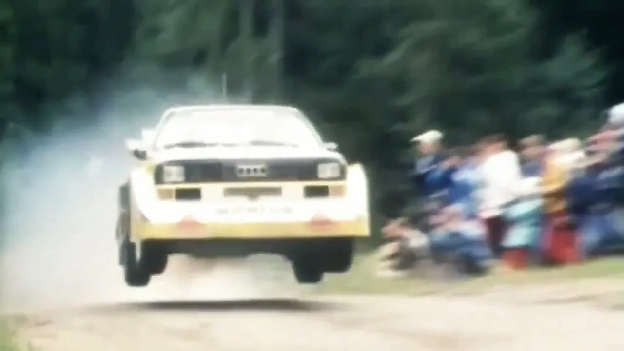 Saut de l’Audi S1 ​​​​Quattro