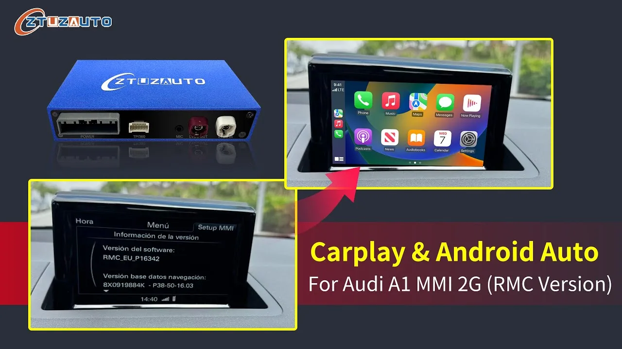 Ztuzauto | Audi A1 (MMI 2G RMC)     , étape par étape