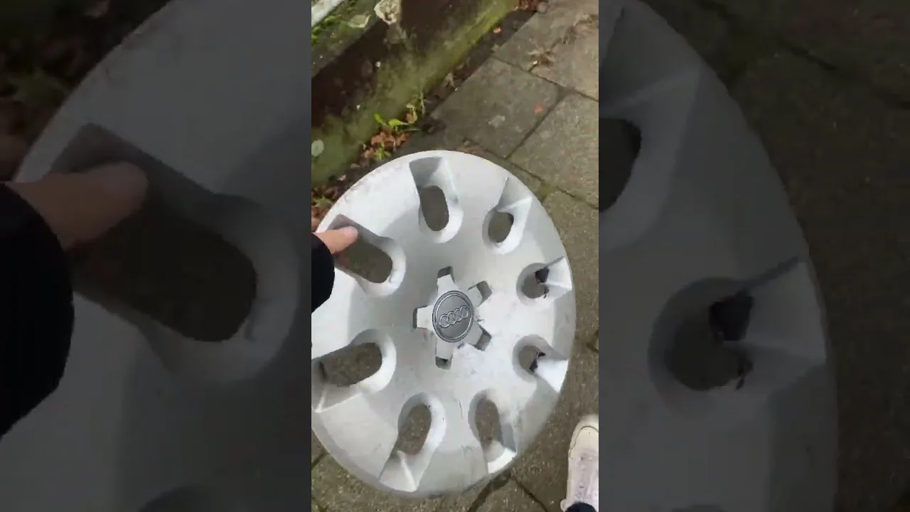 Very nice Audi A1 hubcap find