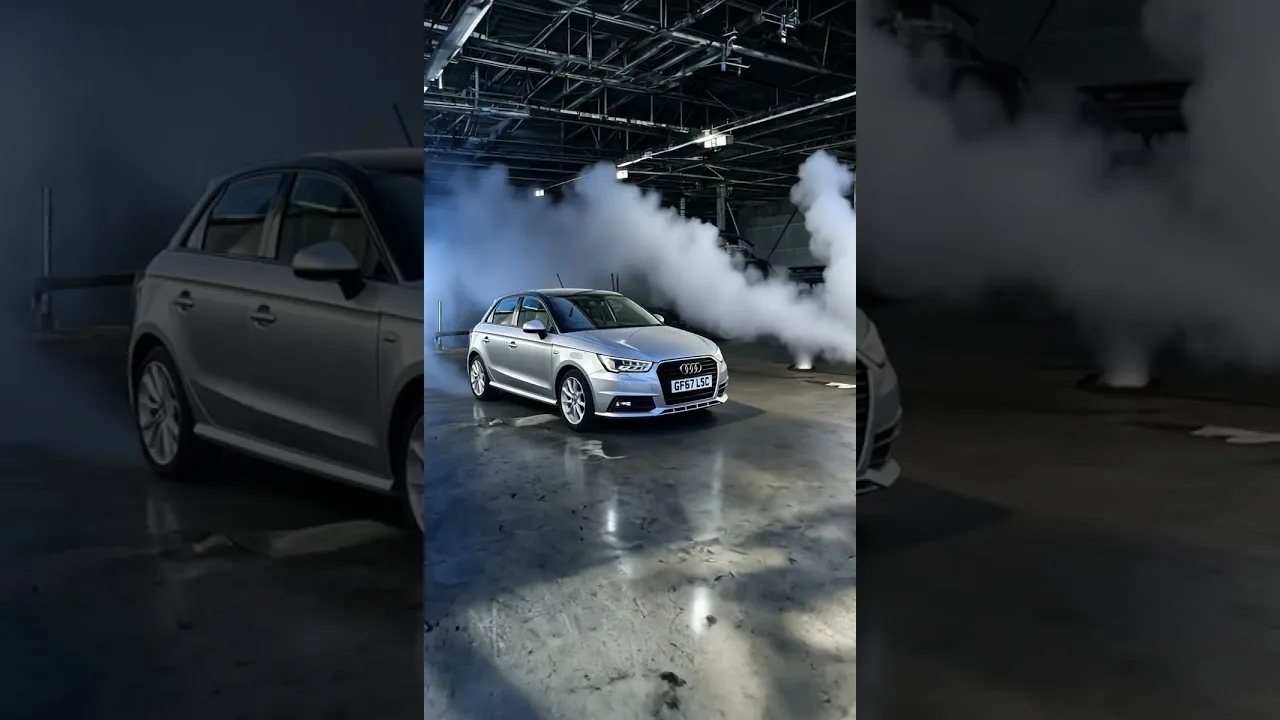 Audi A1 in the warehouse