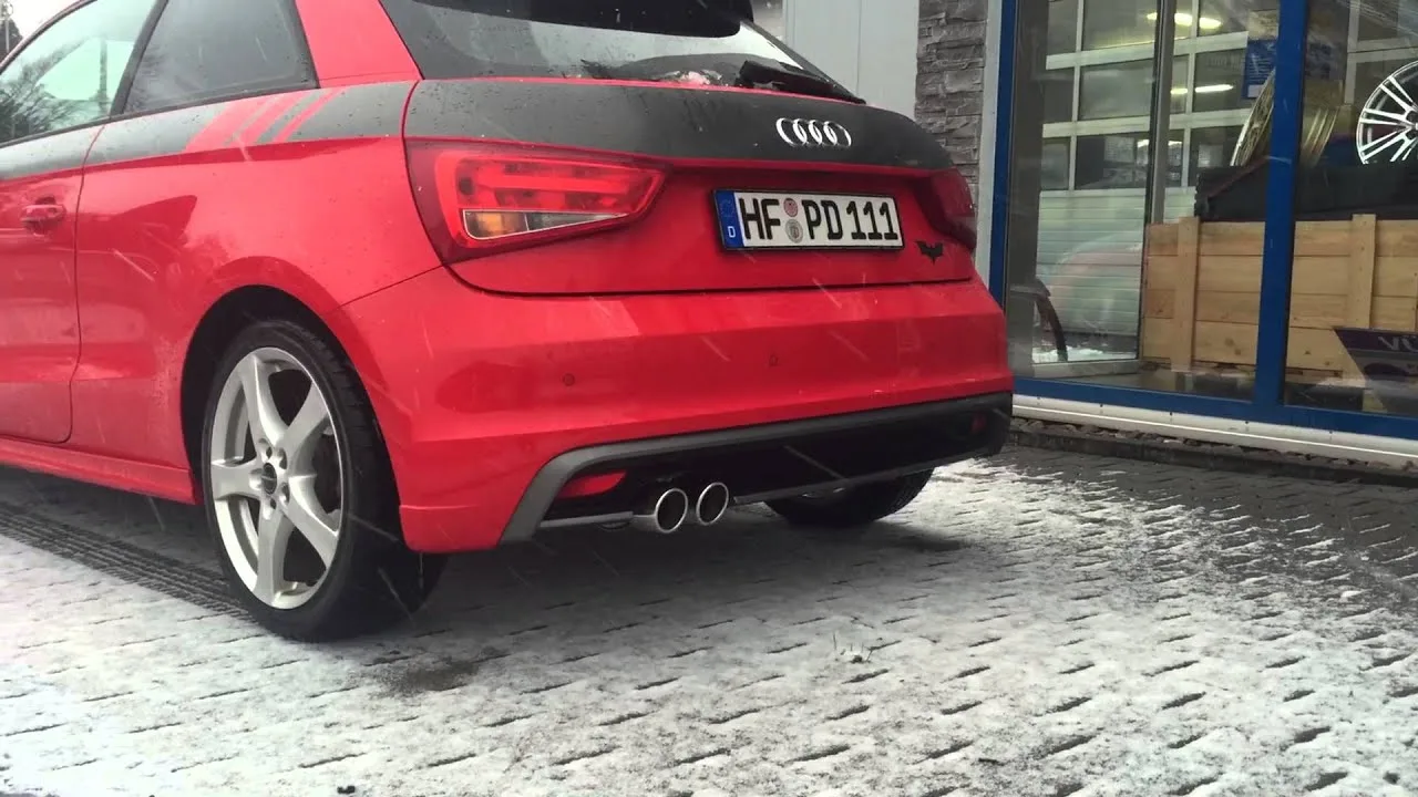 Caoutchouc Herrmann Bünde Audi A1 TFSI avec système d’échappement BullX