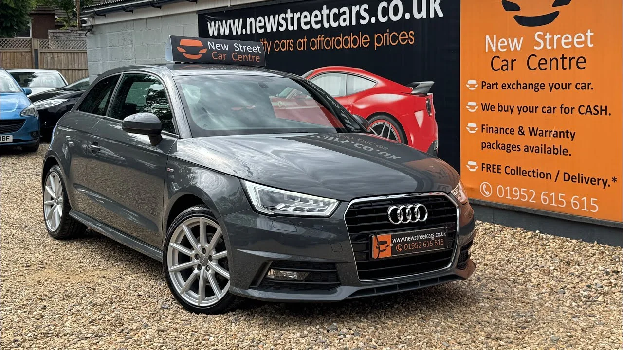 AUDI A1 HATCHBACK 1.4 TFSI S LINE EURO 6 (SS) 3DR (2016/65)ULEZ 1,395cc Manual 56,000 Miles Petrol