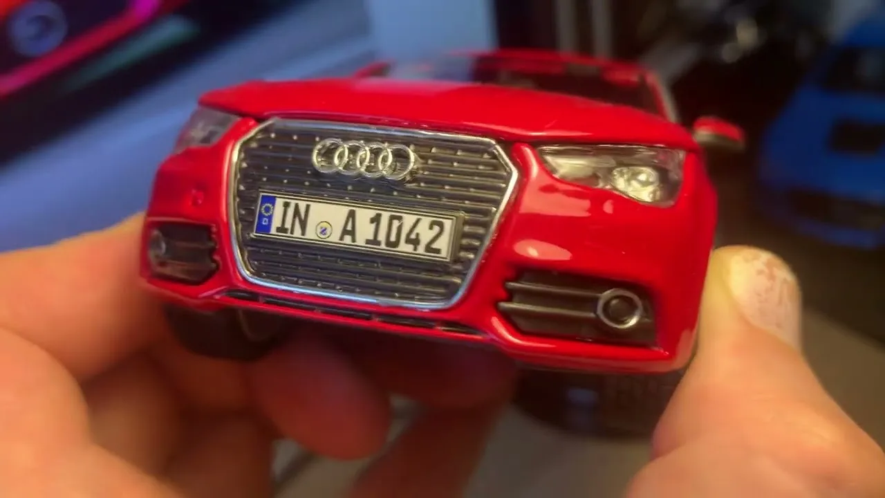 Обзор модели Audi A1 в масштабе 1/24 от Bburago