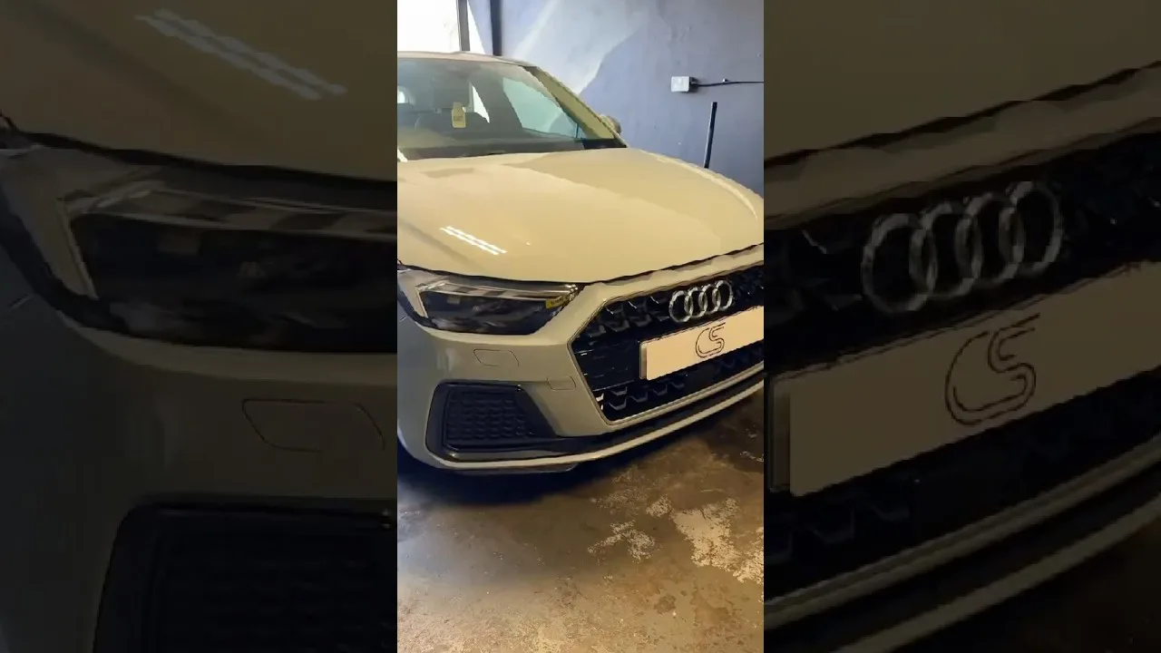 AUDI A1 – Rétrofice du capteur de stationnement avant. #cretrofits #fyp #car #cars #caredit #RetRofit #frontrontSensor