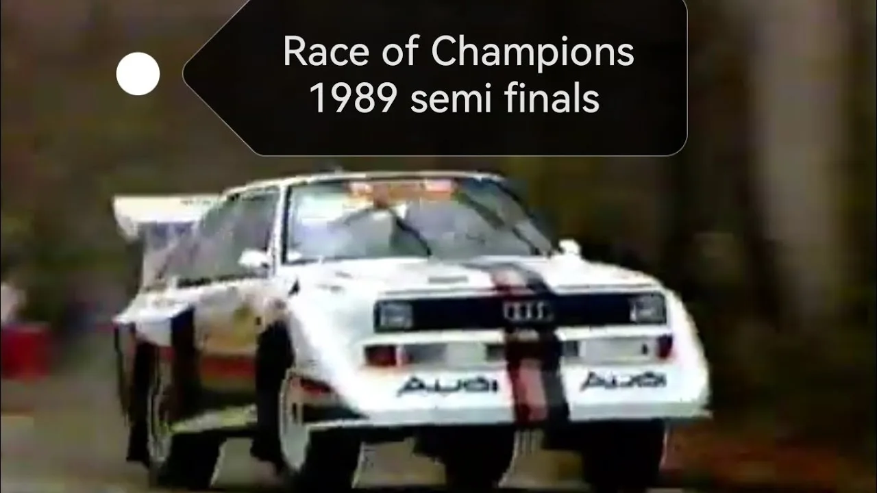 Race of Champions 1989 Semi-finale Audi Quattro S1