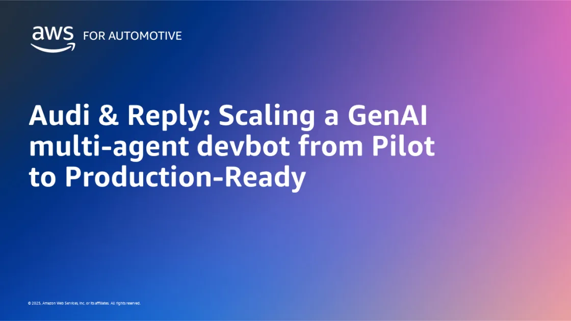 Audi & Reply: Scaling a GenAI multi-agent devbot from Pilot to Production-Ready