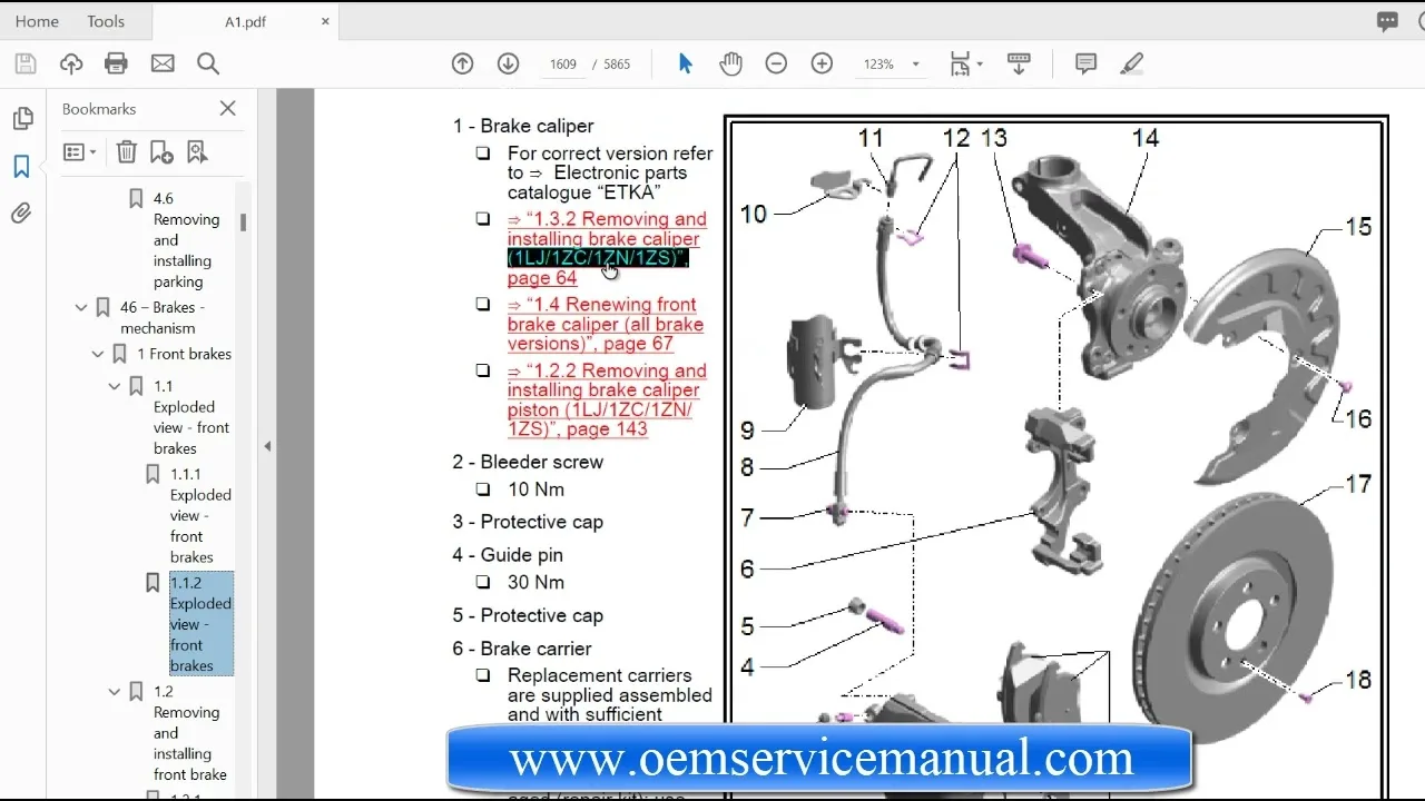 Manuel de réparation Audi A1 2021 PDF