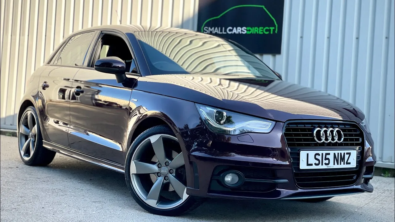 Audi A1 S-Line Black Edition in Shiraz Red