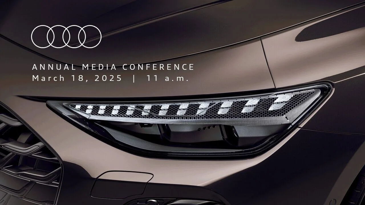 Audi présente des résultats annuels dans la conférence annuelle des médias 2025 Stream en direct