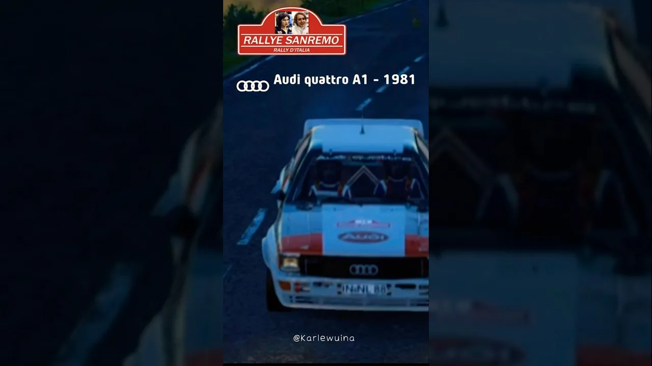 #audi #80s #rally #simracing #gaming #sanremo #a1