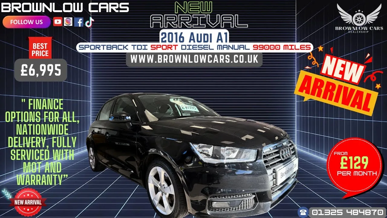 « Audi A1 Sportback TDI Sport 2016 – Berline économe en carburant et élégante | Brownlows Cars »