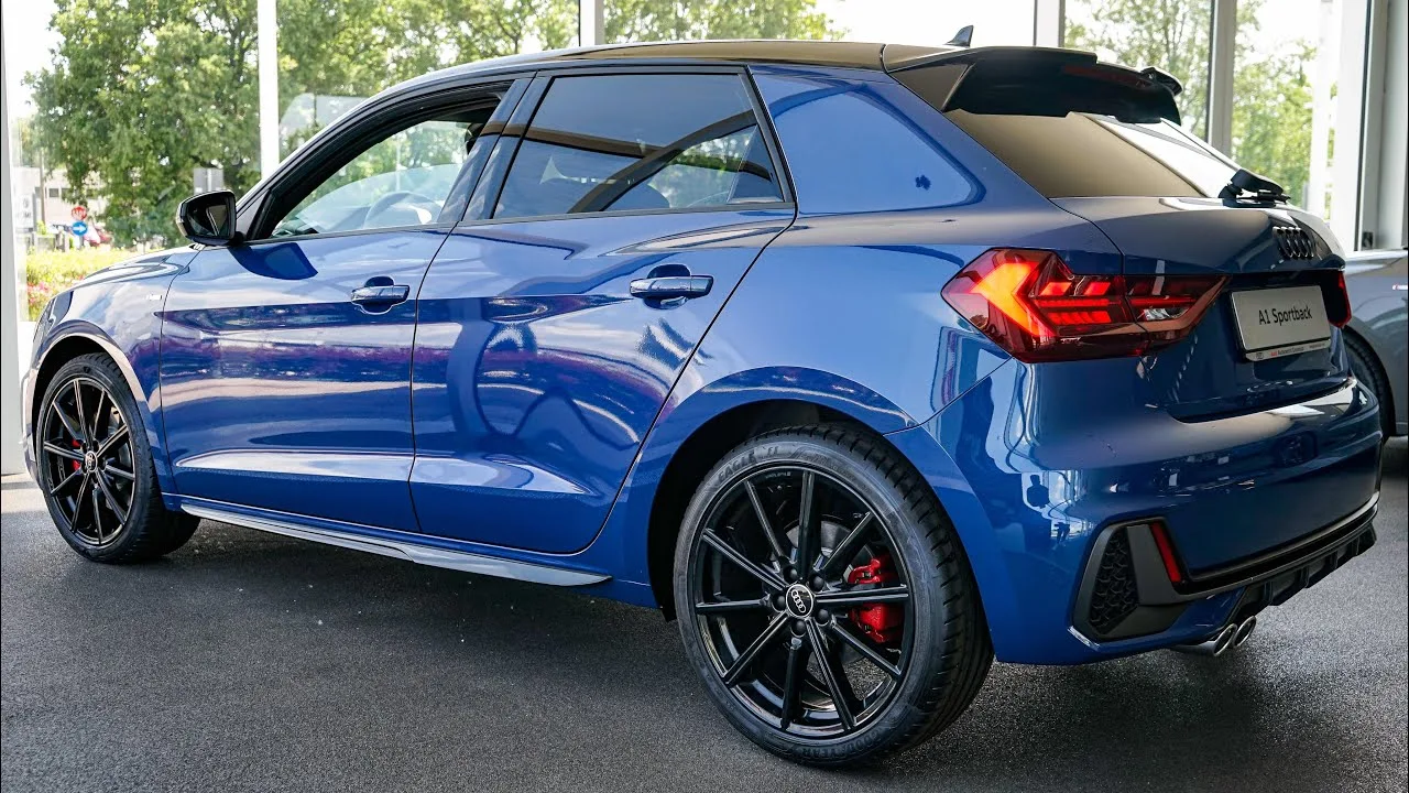Audi A1 Sportback 40 TFSI S line 2023 (207 ch) – Détails intérieurs et extérieurs