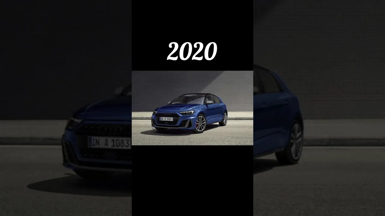 evolution of audi a1(2010~2023) #shorts #viral #audi #allcaravailable