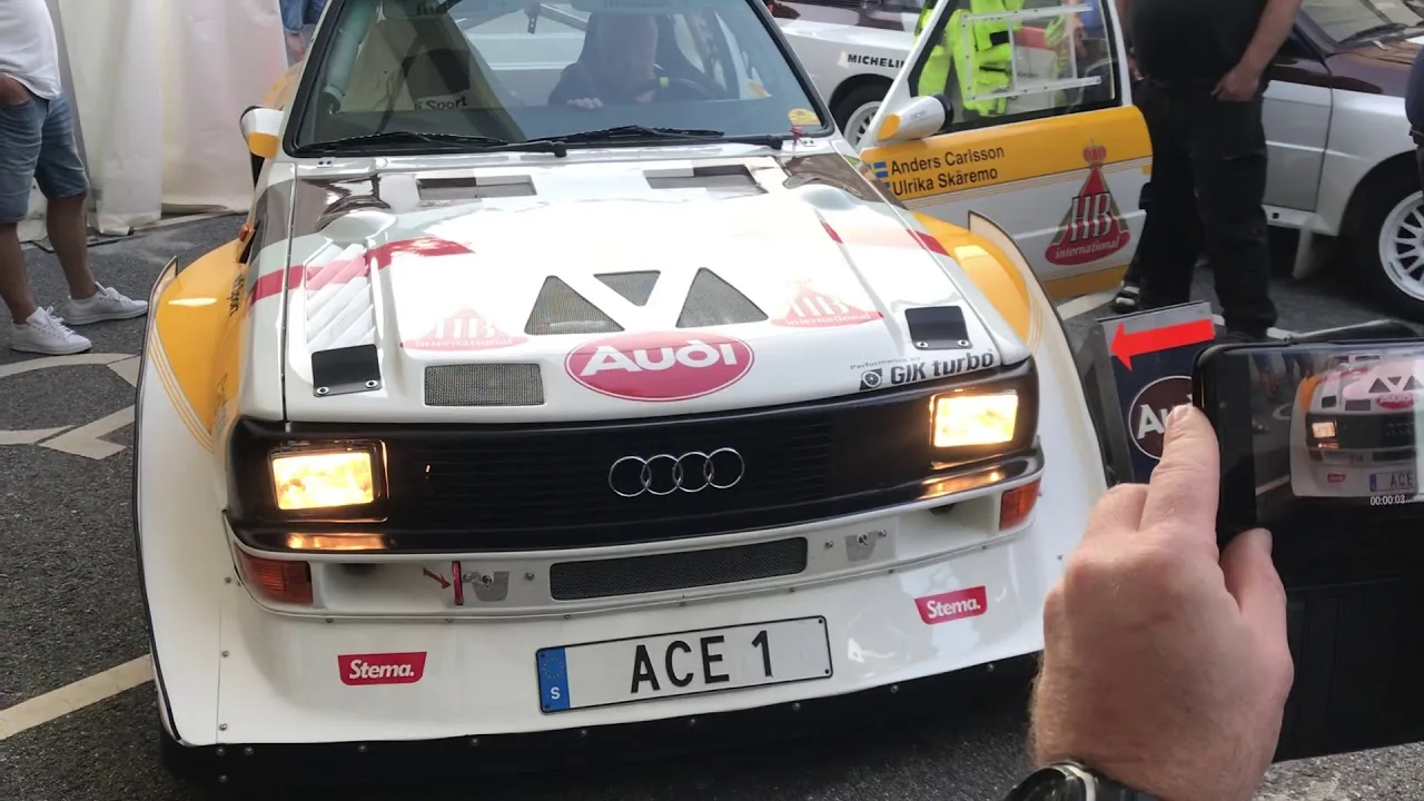 Démarrage/tours de la réplique Audi S1