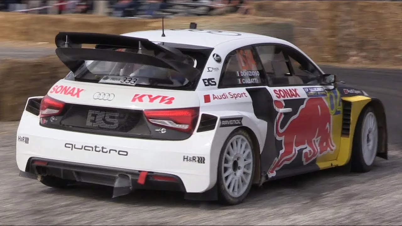 Voiture de rallycross Audi S1 ​​EKS RX Quattro de 600 CV ! – Mattias Ekström au Rally Legend 2019 !