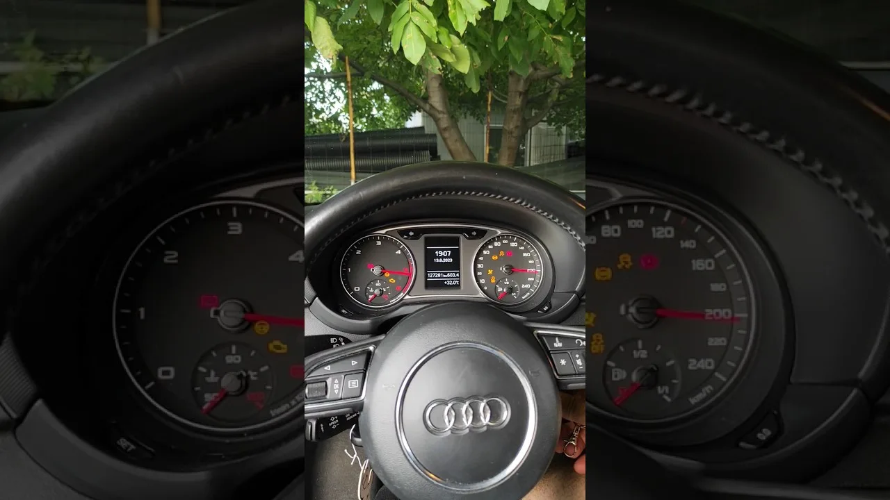 Audi A1 tacho vmax 240km/h ❗✅ • Cluster coding • Monzacoding 👨‍💻 #fyp #audi