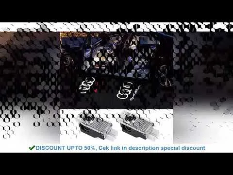 Lumières de bienvenue pour porte de voiture, 2 pièces, pour Audi A1 A3 8P 8V A4 A5 A6 A7 A8 Q3 Q5 Q7 Q8 Sline TT, projecteur de Logo