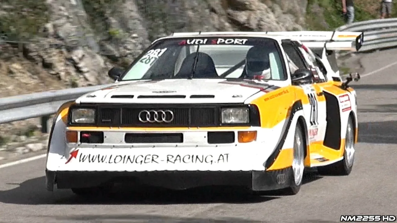 INSANE Audi S1 ​​Quattro Hillclimb Réplique SON du moteur 5 cylindres !